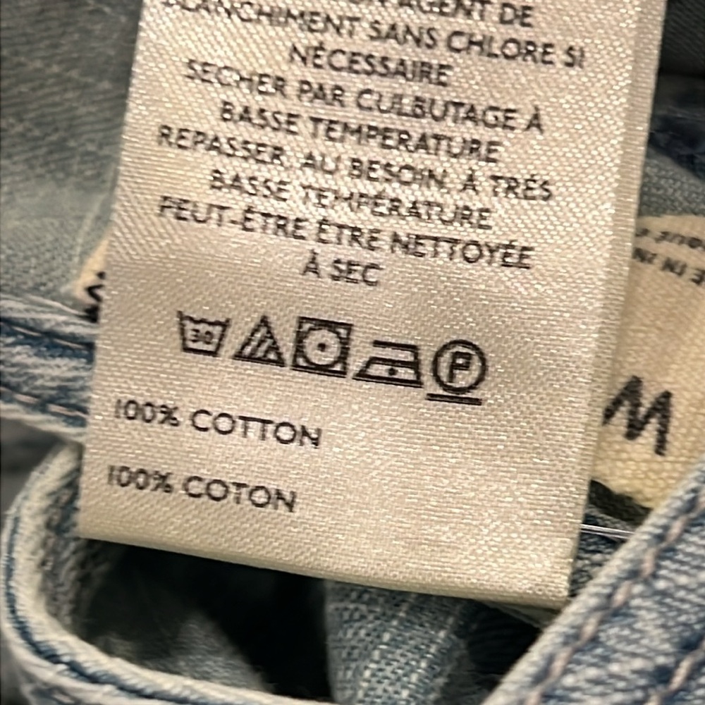 We The Free Light Blue Denim Romper Size M NWT - Picture 10 of 10
